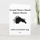 Cartes Pour Fêtes Annuelles Thomas dans la neige (Dos)