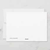 Cartes Pour Fêtes Annuelles Thomson - Black Spruce in Autumn (Dos)