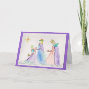 Cartes Pour Fêtes Annuelles Three Kings