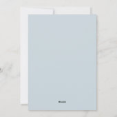 Cartes Pour Fêtes Annuelles Three-Photo Birth Announcement Card - Personalized (Dos)
