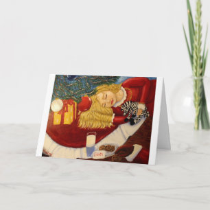 Cartes Pour Fêtes Annuelles Through Santas Eyes Christmas Card - EDS awareness