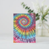 Cartes Pour Fêtes Annuelles Tie Tee Dye (Debout devant)