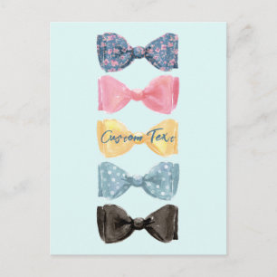 Cartes Pour Fêtes Annuelles Ties papillons personnalisés