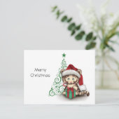 Cartes Pour Fêtes Annuelles Tigre de Noël (Debout devant)