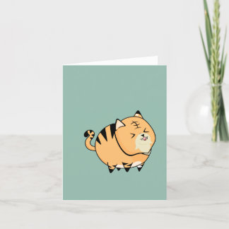 Cartes Pour Fêtes Annuelles Tigre mou personnalisable