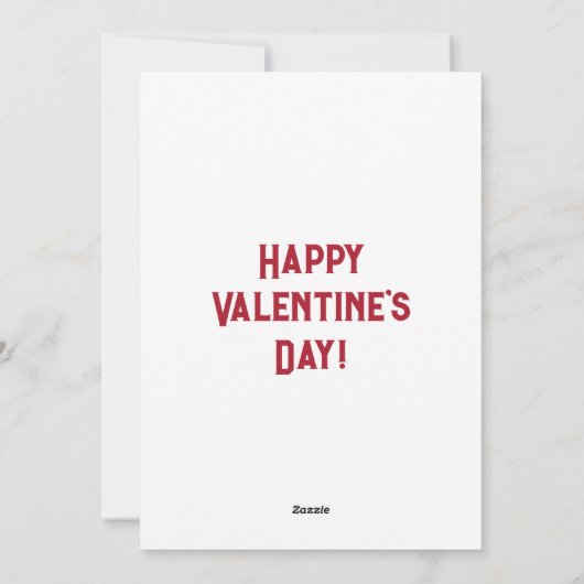 Cartes Pour Fêtes Annuelles Til Death Skeleton Heureuse Sainte-Valentin (Dos)