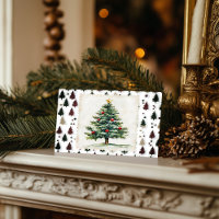 Timbre de l'arbre de Noël Vintage