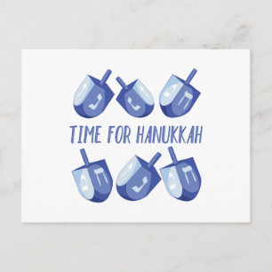 Cartes Pour Fêtes Annuelles Time For Hanukkah