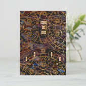 Cartes Pour Fêtes Annuelles Time Machine theme - happy new year 2026 / 20xx (Debout devant)