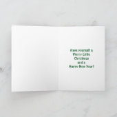 Cartes Pour Fêtes Annuelles Tinsel à carreaux (Intérieur)