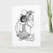 Cartes Pour Fêtes Annuelles Tiny Tim et Bob Cratchett (Devant)