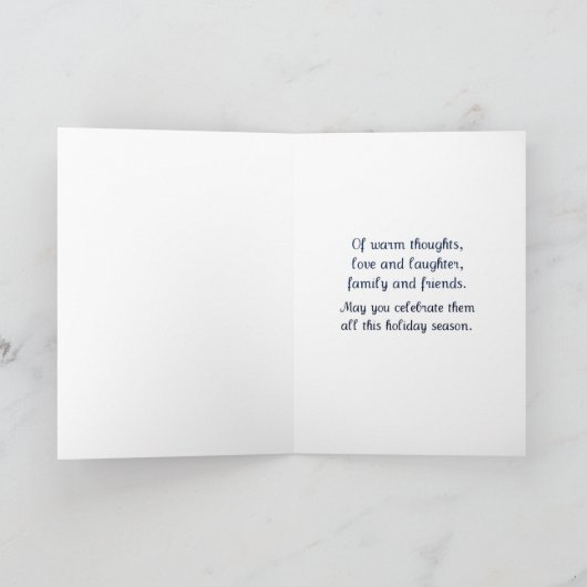 Cartes Pour Fêtes Annuelles TisTheSeason - texte (Intérieur)