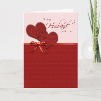 Cartes Pour Fêtes Annuelles To my husband on Valentine's Day