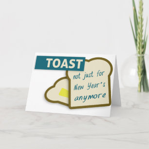Cartes Pour Fêtes Annuelles Toast : Pas seulement pour le Nouvel An.