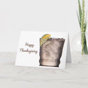 CARTES POUR FÊTES ANNUELLES TOASTING "NOTRE AMITIÉ" À REMERCIER