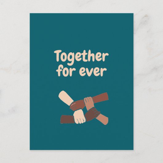 Cartes Pour Fêtes Annuelles Together for ever - life quotes (Devant)