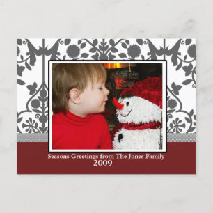 Cartes Pour Fêtes Annuelles Toile de Noël
