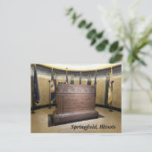 Cartes Pour Fêtes Annuelles Tombe Lincoln à Springfield Illinois (Debout devant)