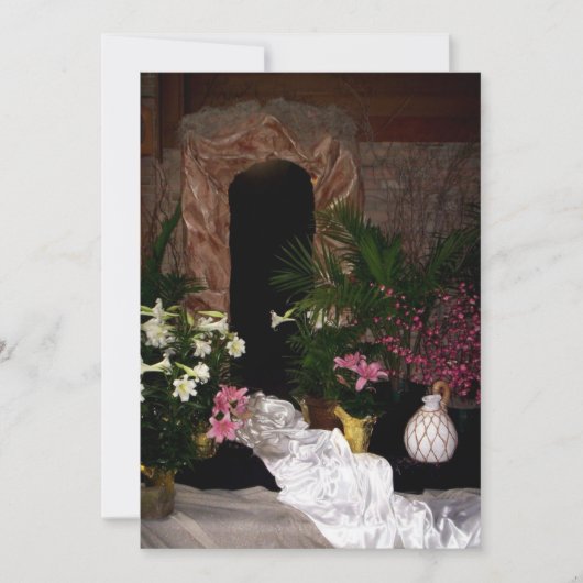 Cartes Pour Fêtes Annuelles Tombeau vide de Pâques (Devant)