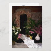 Cartes Pour Fêtes Annuelles Tombeau vide de Pâques (Devant / Derrière)