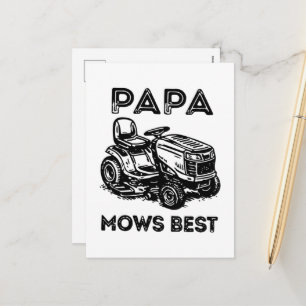 Cartes Pour Fêtes Annuelles Tondeuse à gazon pour la Fête des Pères