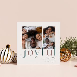 Cartes Pour Fêtes Annuelles Tons Joyeux 3 Collage photo