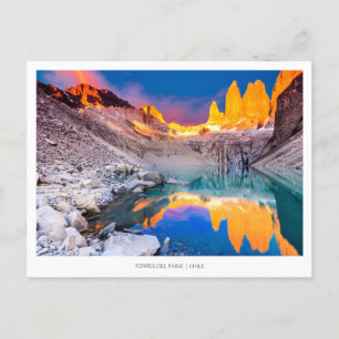 Cartes Pour Fêtes Annuelles Torres del Paine, Chili