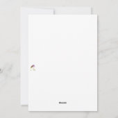 Cartes Pour Fêtes Annuelles Tortue de rennes flamingo (Dos)