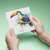 Cartes Pour Fêtes Annuelles toucan coloré, personnalisable