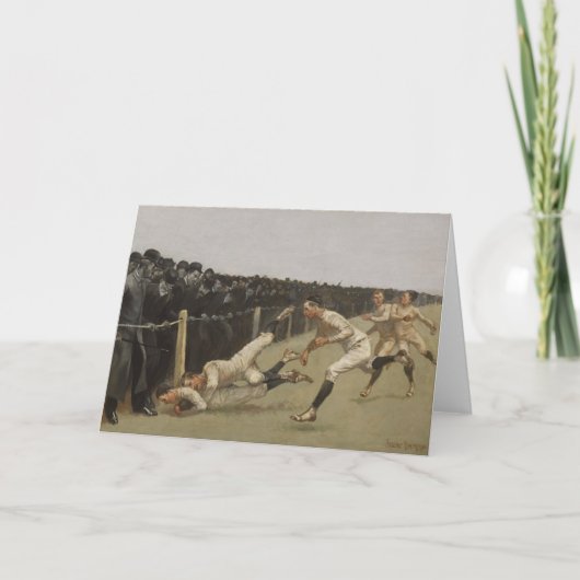 Cartes Pour Fêtes Annuelles Touchdown, Yale contre Princeton, jour de (Devant)