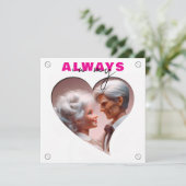 Cartes Pour Fêtes Annuelles Toujours dans mon coeur Saint Valentin (Debout devant)