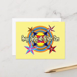 Cartes Pour Fêtes Annuelles Toujours danser avec les stars rétro