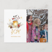 Cartes Pour Fêtes Annuelles Toujours vert - Forêt hivernale de Noël Photo (Devant)