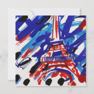 Cartes Pour Fêtes Annuelles Tour Eiffel