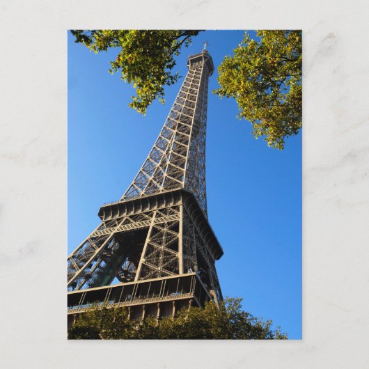 Cartes Pour Fêtes Annuelles Tour Eiffel de Paris en France (Devant)