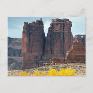 Cartes Pour Fêtes Annuelles Tours de palais de justice, Foliage d'automne