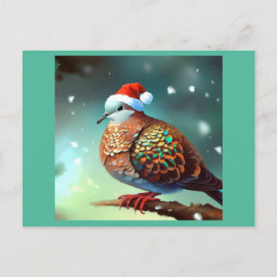 Cartes Pour Fêtes Annuelles Tourterelle de Noël Dove 3