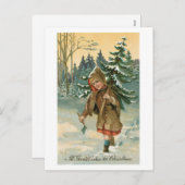 Cartes Pour Fêtes Annuelles Tous les bons souhaits pour Noël (Devant / Derrière)