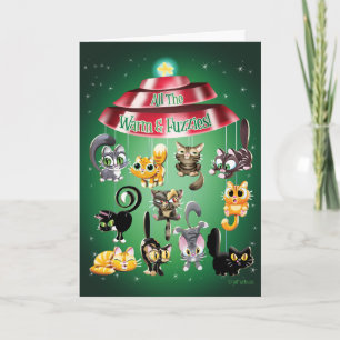 Cartes Pour Fêtes Annuelles TOUS LES CALINS (mat) par Jeff Willis Art