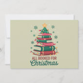 Cartes Pour Fêtes Annuelles Tous Réservés Pour La Librairie De Noël Livre Arbr (Devant)