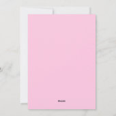 Cartes Pour Fêtes Annuelles Tout Bright Pink Golf Part (Dos)