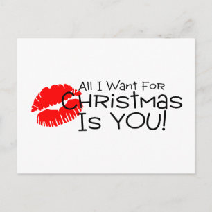 Cartes Pour Fêtes Annuelles Tout Ce Que Je Veux Pour Noël Est Toi