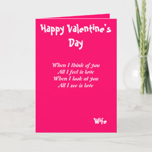Cartes Pour Fêtes Annuelles Tout ce que je vois, c'est l'amour