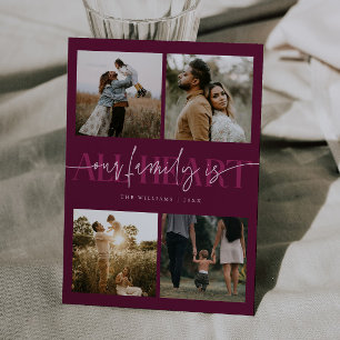 Cartes Pour Fêtes Annuelles Tout Coeur Cranberry Multi Photo Saint-Valentin