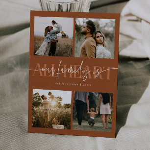 Cartes Pour Fêtes Annuelles Tout cœur Terracotta Photo Saint-Valentin