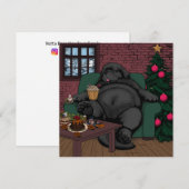 Cartes Pour Fêtes Annuelles Tout dinde dehors! (Devant / Derrière)