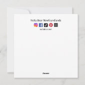 Cartes Pour Fêtes Annuelles Tout dinde dehors! (Dos)