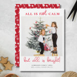 Cartes Pour Fêtes Annuelles Tout est amusant Noël amusant Enfants Photo<br><div class="desc">Célébrez la saison avec la carte de vacances miniature de Noël pour enfants "All is Bright", dotée d'une palette de couleurs bleu doux. Ce design élégant et simple place la photo de votre enfant au centre, encadrée par une typographie propre et une douce sensation hivernale. Parfait pour les familles qui...</div>