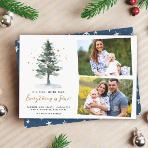 Cartes Pour Fêtes Annuelles Tout est bien amusant Noël Citation 2 Photo