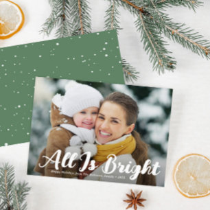 Cartes Pour Fêtes Annuelles Tout est brillant joyeux noël
